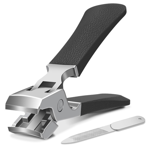 IDEEEPAN Nail Clippers - Sharp Large Wide Jaw Fingernail and