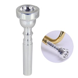 3C Trumpet Mouthpieces Silver Plated Trumpet Mouthpieces Trumpet Instrument Accessories Suitable for Beginners and Professional Players