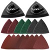 Swpeet 134Pcs Oscillating Tool Sanding Pads Kit, includes 2Pcs Triangle