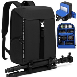 GOTECH Camera Backpack,Camera Bag for Photographer Professional DSLR/SLR Mirrorless Camera Cases,Fit 15.6 inch Laptop Compartment,Travel Photography Backpack