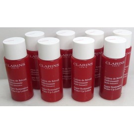 CLARINS SUPER RESTORATIVE WAKE-UP LOTION 1 OZ - LOT OF 8