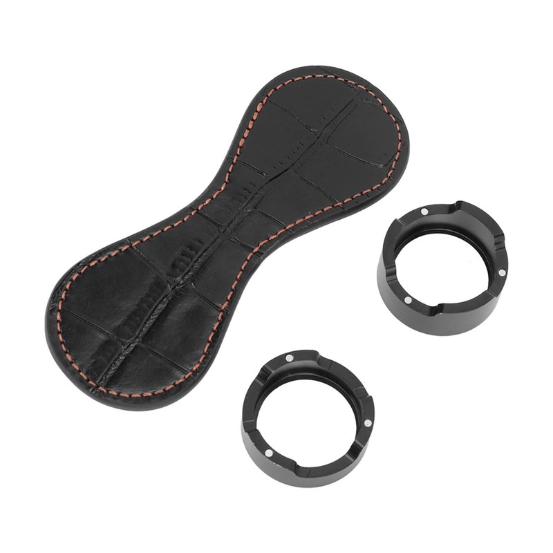 Magnetic Pocket Billiard Chalk Holder Leather Chalk Clip Billiard Pool