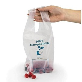 Natural Elements Freezer Bags/Food Bags for Fridge Storage, 15 x 40 cm (Pack of 30)