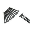 Generic Pack of 10 Electrical Screws 50mm X 3.5mm Black