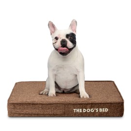 The Dog’s Bed Orthopedic Dog Bed Brown Linen Small