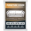 Vindafjord Clear Plastic Moving Sofa Couch Furniture Storage Covers
