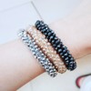 Crystal Cluster Bracelet and Ponytail Holder / Hair Tie /