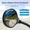 Adjustable and Rotatable Wide Angle Bicycle Rearview Mirror General Shock