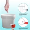 FISH DRAGATE 5 pcs automatic chicken water dispenser,pipette,with 1 hole
