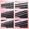 Cluster Lashes 560pcs Individual Eyelashes 50D+60D+80D+100D DIY Eyelash Extensions 8-16mm