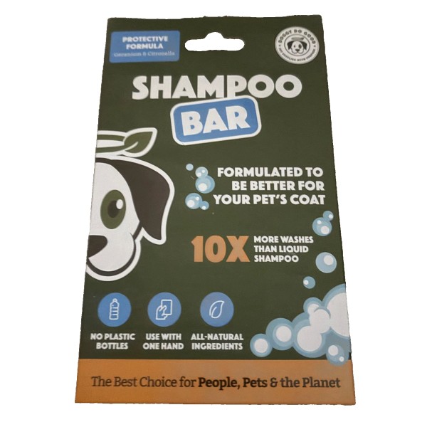 Doggy Do Good Deshedding Dog Shampoo Bar Dog Soap Geranium