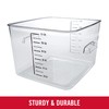 Rubbermaid Commercial Products Rubbermaid Commercial Products, Space Saving Square Food