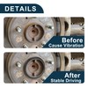 TUCKBOLD Car Wheel Hub Centric Rings Durable Wheels Center Shaft