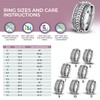 925 Sterling Silver Spinner Ring Stylish Costume Fashion Unique Jewelry