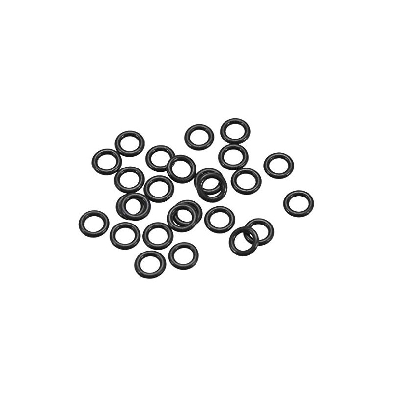 sourcing map Fluorine Rubber O Rings, 5mm OD, 3mm Inner