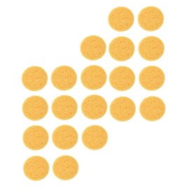 Baluue 60pcs Rounded Makeup Puff Fine Workmanship Cotton Pads for Foundation Blusher and Face Cleaning