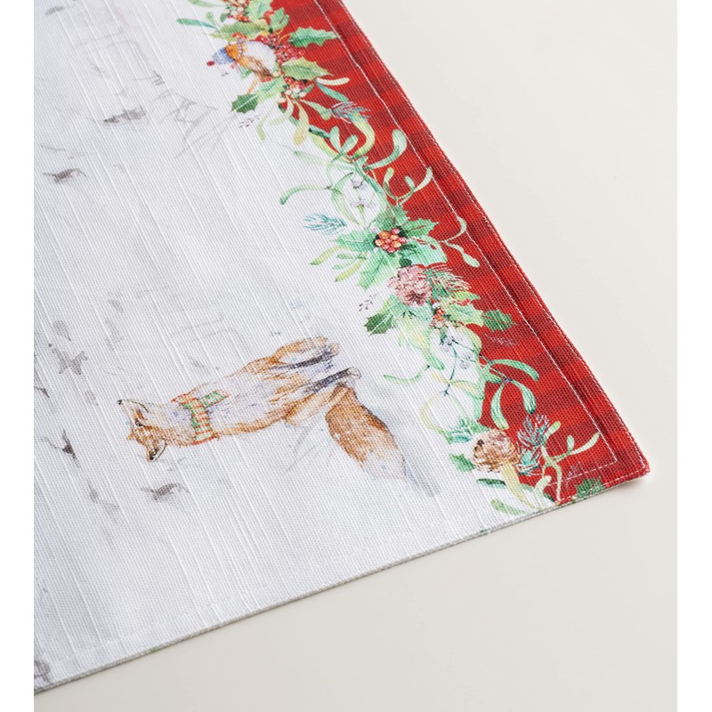 Maison d' Hermine Fabric Placemat, 100% Cotton Set of 4,