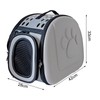 Cat Carrier Collapsible Breathable Large Capacity Portable Pet Carrying Bag