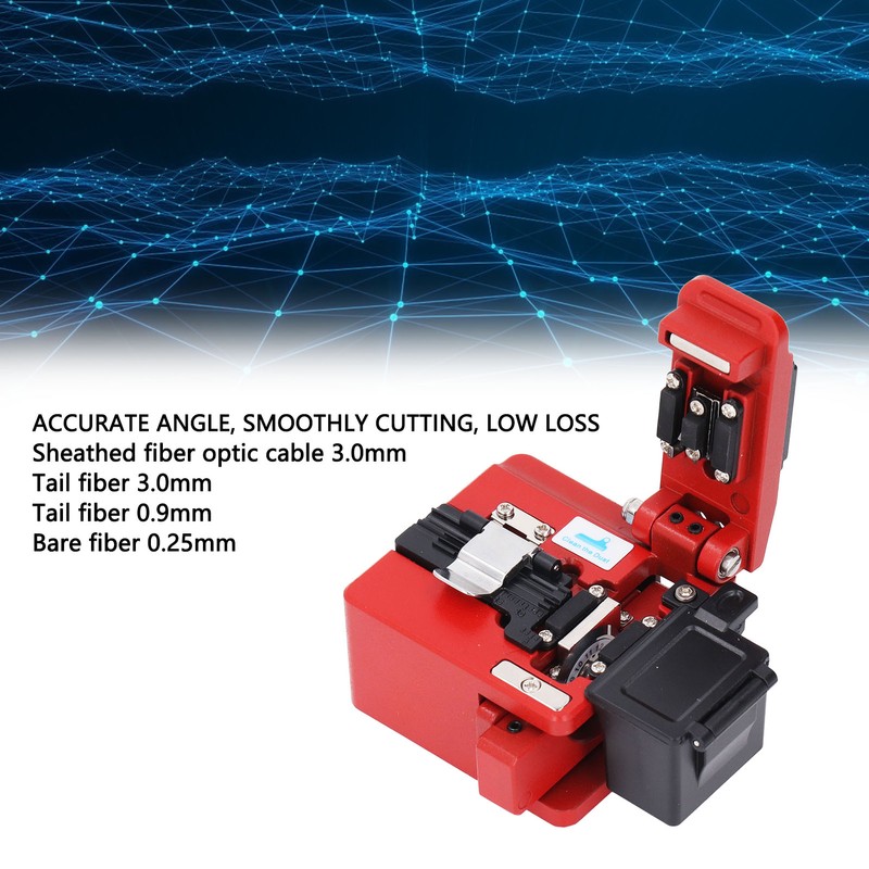 Fiber Cleaver 16 Cleaving Spots 48000 Cleaves Auto Tool Return