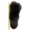 Dakotaline Black Fox Tail, Key Chain Optional (Tail KeyChain)