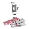 AKYLIN Indexable Cutting Inserts, 12 x 12 x 2.2 mm,