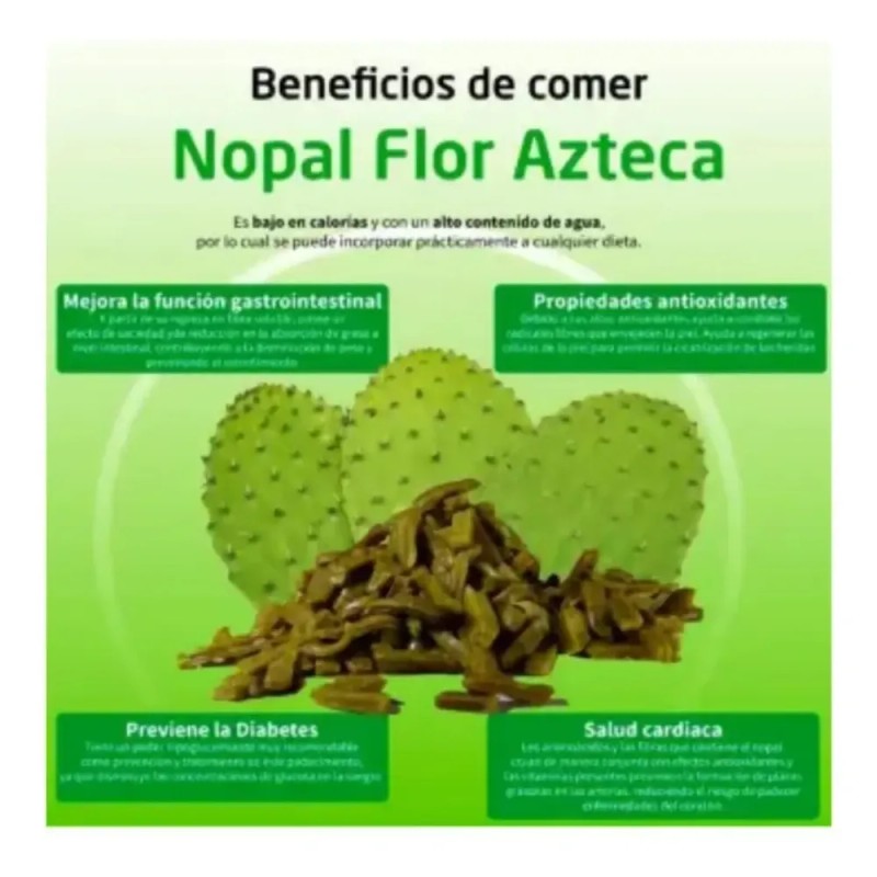 Nopal En Salmuera Flor Azteca 2 Kg