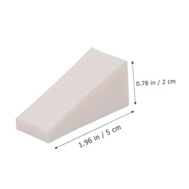 Healeved 30pcs Makeup Wedges Sponge for Wet Dry Use Versatile Makeup Applicator for Foundation and Powder for Home Travel Soft Design White Pink