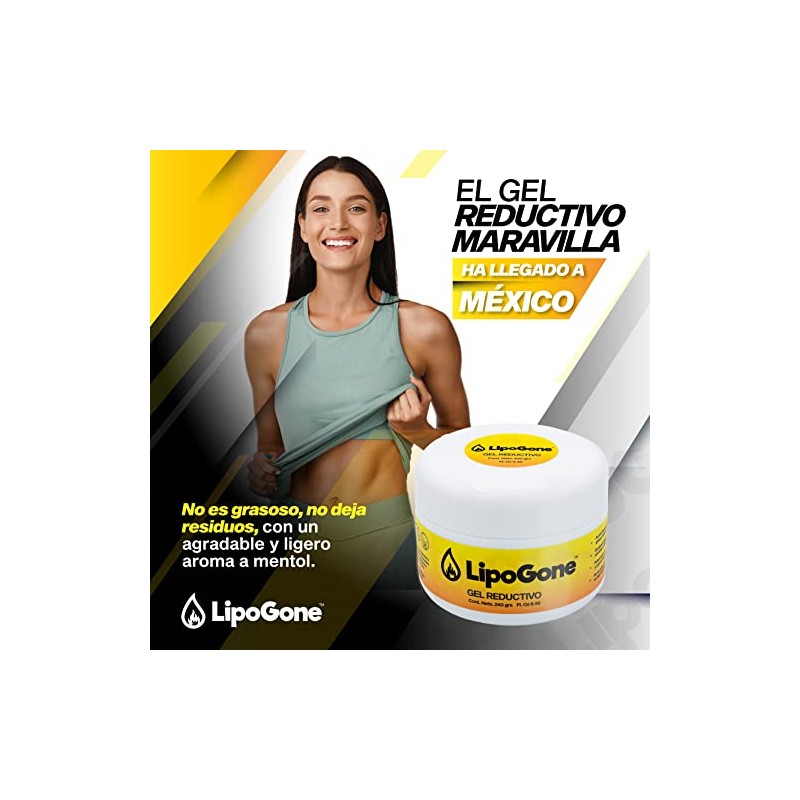 Gel Corporal Reafirmante con Efecto Termogénico, Ideal para Abdomen, Cintura