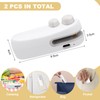Neptniopllab Mini Bag Sealer for Plastic Bags Snack Bags, 2