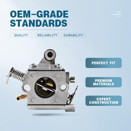 Carburetor Compatible with Stihl MS170 MS180 017 018 Chainsaw Carb Replaces C1Q-S57 C1Q-S57A C1Q-S57B 1130 120 0603 with Air Filter Fuel Oil Line Spark Plug