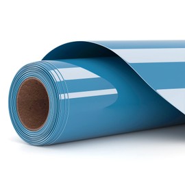 Flex Film Plotter Textile Lake Blue, Plotter Film Textile Heat Transfer Vinyl 30.5 cm x 305 cm, Heat Transfer Vinyl Film Plotter for DIY T-Shirts and Fabrics, Easy to Cut and Weed, Sea Blue