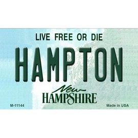 Hampton New Hampshire State License Plate Tag Magnet M-11144