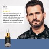 2 Esencia Aceite Para Crecer Barba Bigote Natural 30ml Natural
