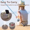 Fishing Bait Container, Insulated Stainless Steel, Live Bait Storage, Worm