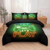 NINENINE Gaming Bedding Gamer Comforter Sets for Boys,6PCS Full Size