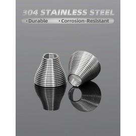 BLUEWING Ballyhoo Bait Spring 25pcs Stainless Steel Springs US Seller (M/L Size) - L