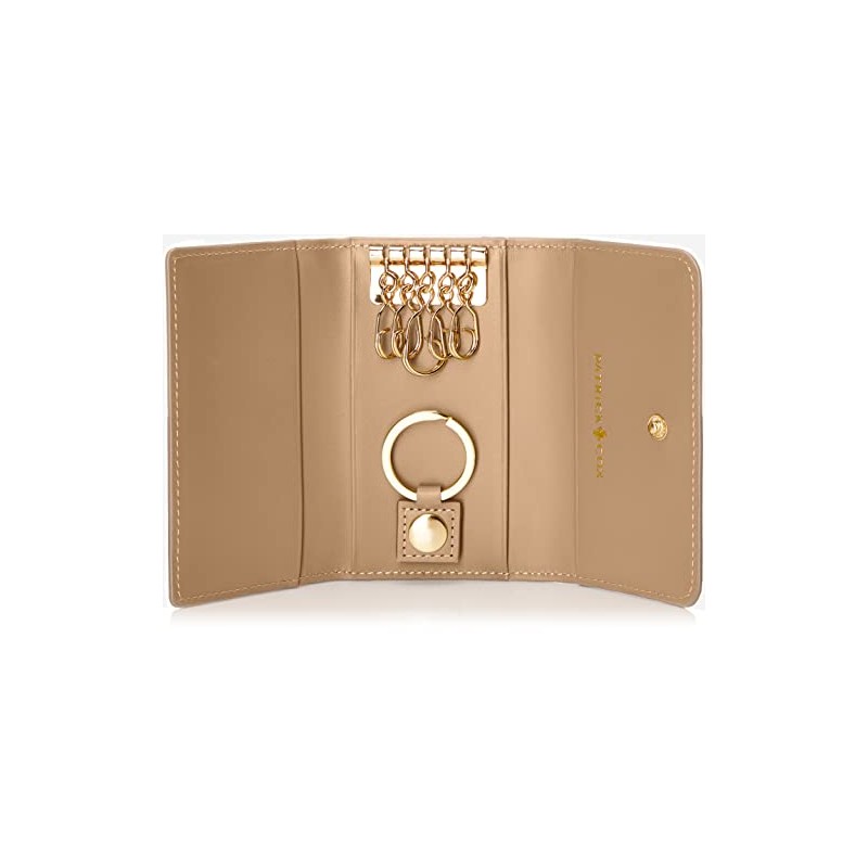 Patrick Cox Flag Enamel Key Case, gold