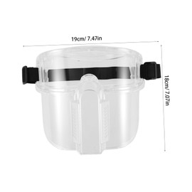 Operitacx Elektroschweißungsmaske Gesicht Schilde Erwachsene Für Brille Nebel Schutz Auge Visier Schweißhaube STK Transparent