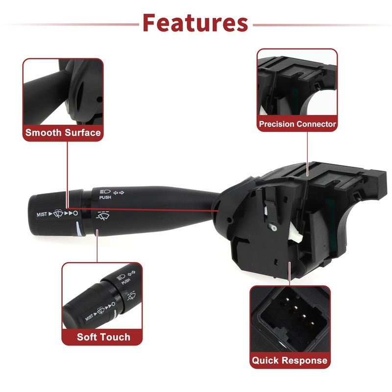 A ABSOPRO Steering Column Switch Indicator Lever Multifunctional Combination Switch