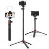 ULANZI MT-44 Extendable Phone Tripod, 59" Selfie Stick Vlog Stand