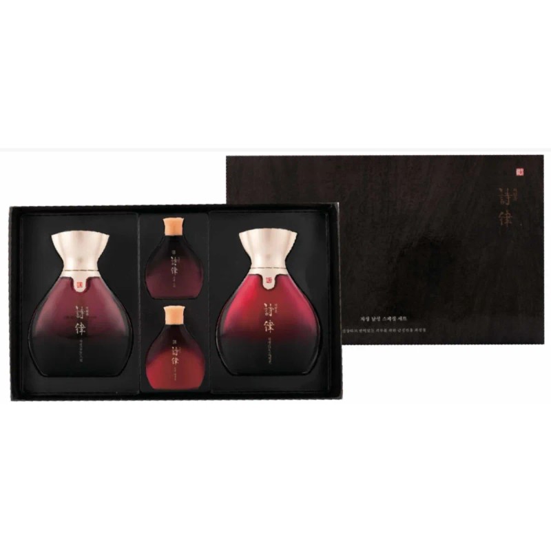 Crema Coreana Hidratante+antiarrugas Para Hombre Set De 4pz