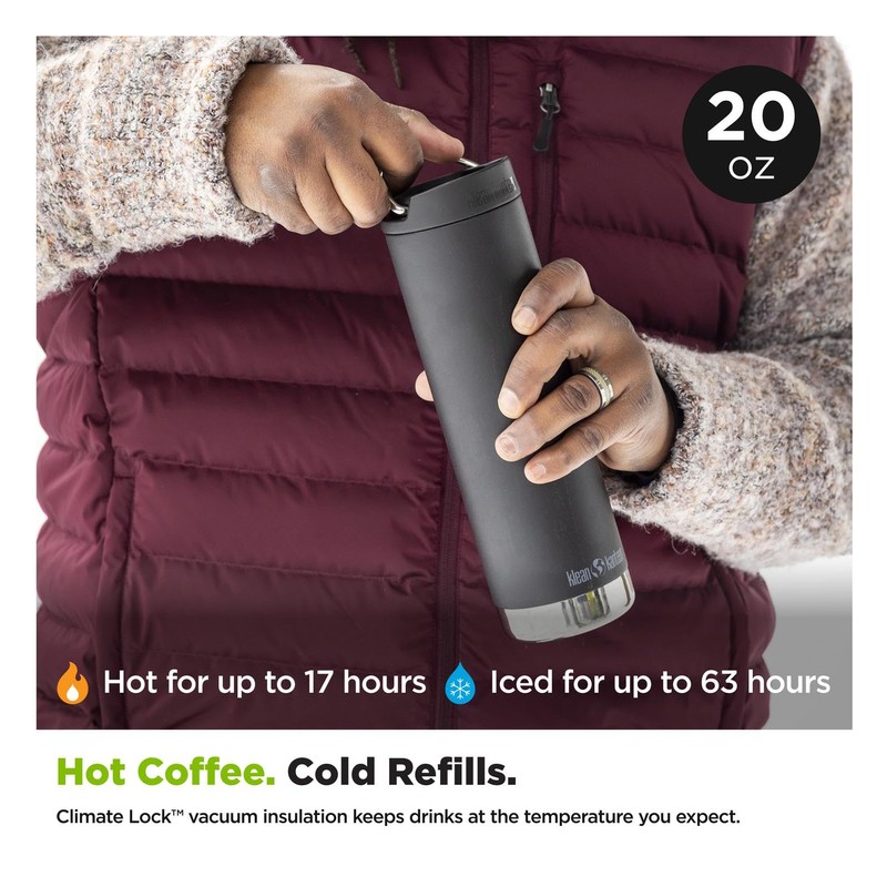 KleanKanteen TKWide VI Drinking Bottle Black One Size