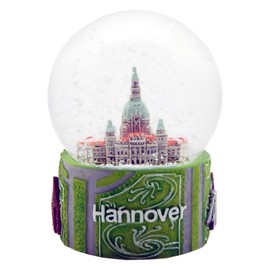 London Souvenir Snow Globe Town Hall Hannover No 30024