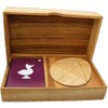 Logic Egg Tangram Set with play Cards Wooden Puzzle Game