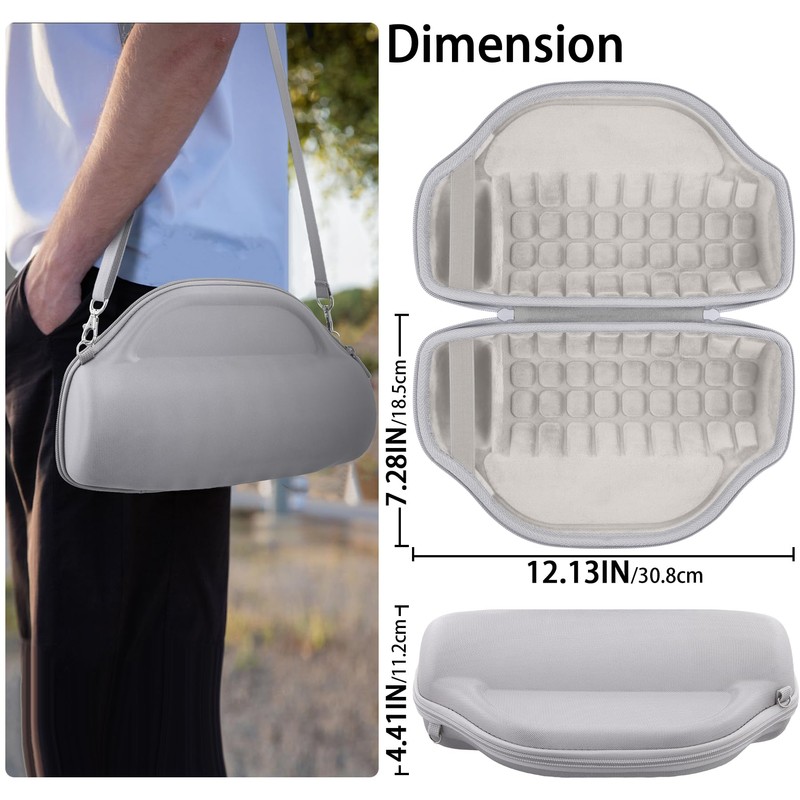 co2CREA Hard Carrying Bag Storge Case for JBL Charge 6
