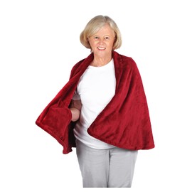 Granny Jo Products womens Granny Jo Products Cape, Merlot, Small/Medium Fleece Jacket, Merlot, Small-Medium US