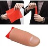 2Pcs Thumb Tip Magic Tricks Fake Thumb Tip Silk Vanish