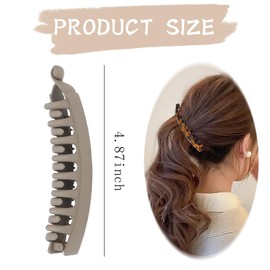 SUBANG 8 Pieces Banana Hair Clips for Women Non Slip Large Hair Claws for Thick Thin Fine Curly Straight Long Short Hairstyles