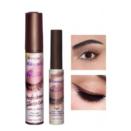 Rimel Profesional Silicon Café + Delineador Café Prosa