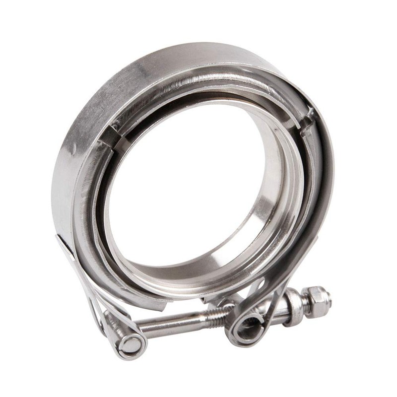 LPFIDI Universal 2.5 Inch V Band Clamp 76 mm Stainless